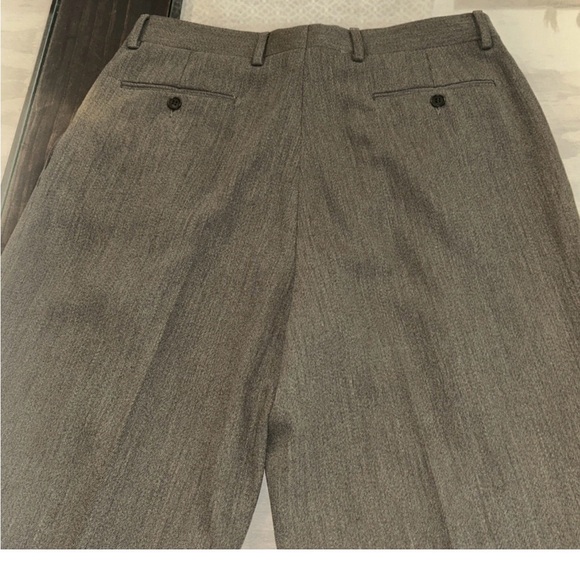 Pal Zileri Suit Men 40R 33Wx28L  Italy VTG 80s Double Breasted Bagged Pant Rare - Picture 14 of 16
